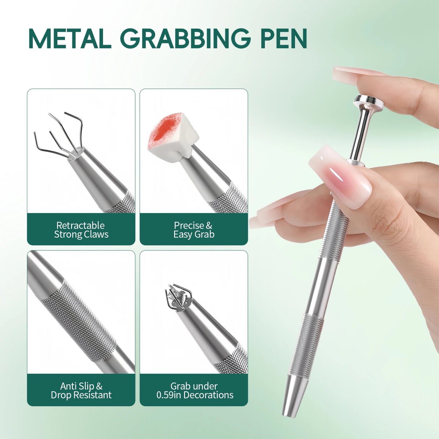 Nailpop Set Spugnette + Penna Grabbing