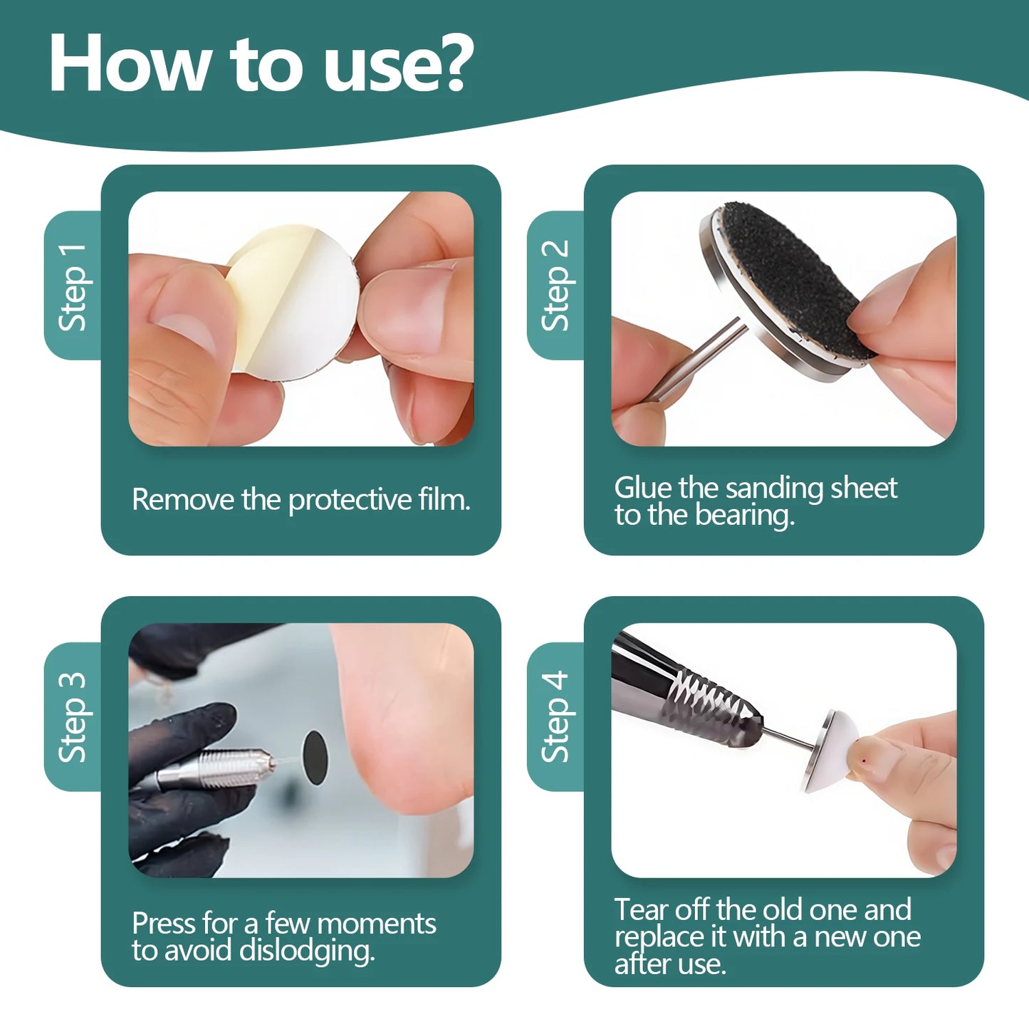 Nailpop Dischetti Abrasivi per Pedicure
