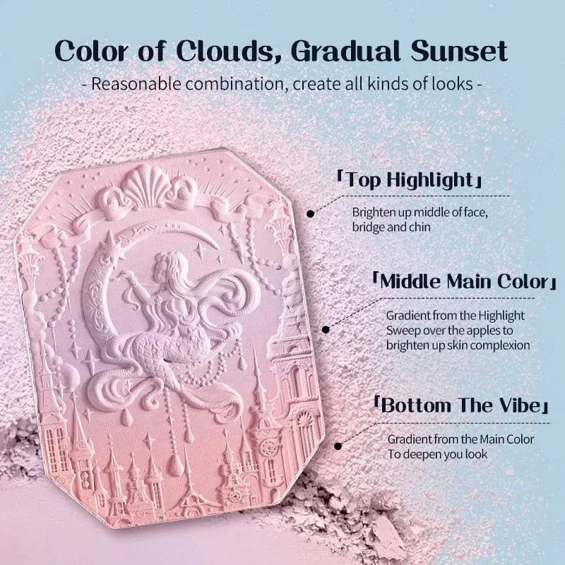 Flower Knows Moonlight Mermaid Gradient Blush 5g