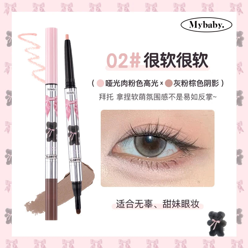 FLORTTE Mesmerizing Princess Double-ended Aegyo-sal Pencil 1g