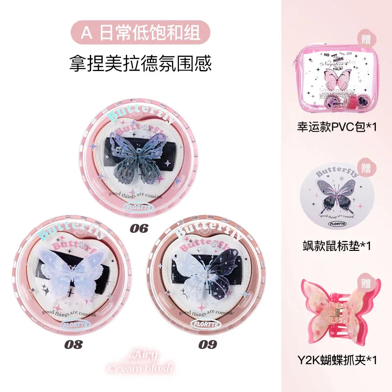 FLORTTE Butterfly Blush Set 6 Pezzi