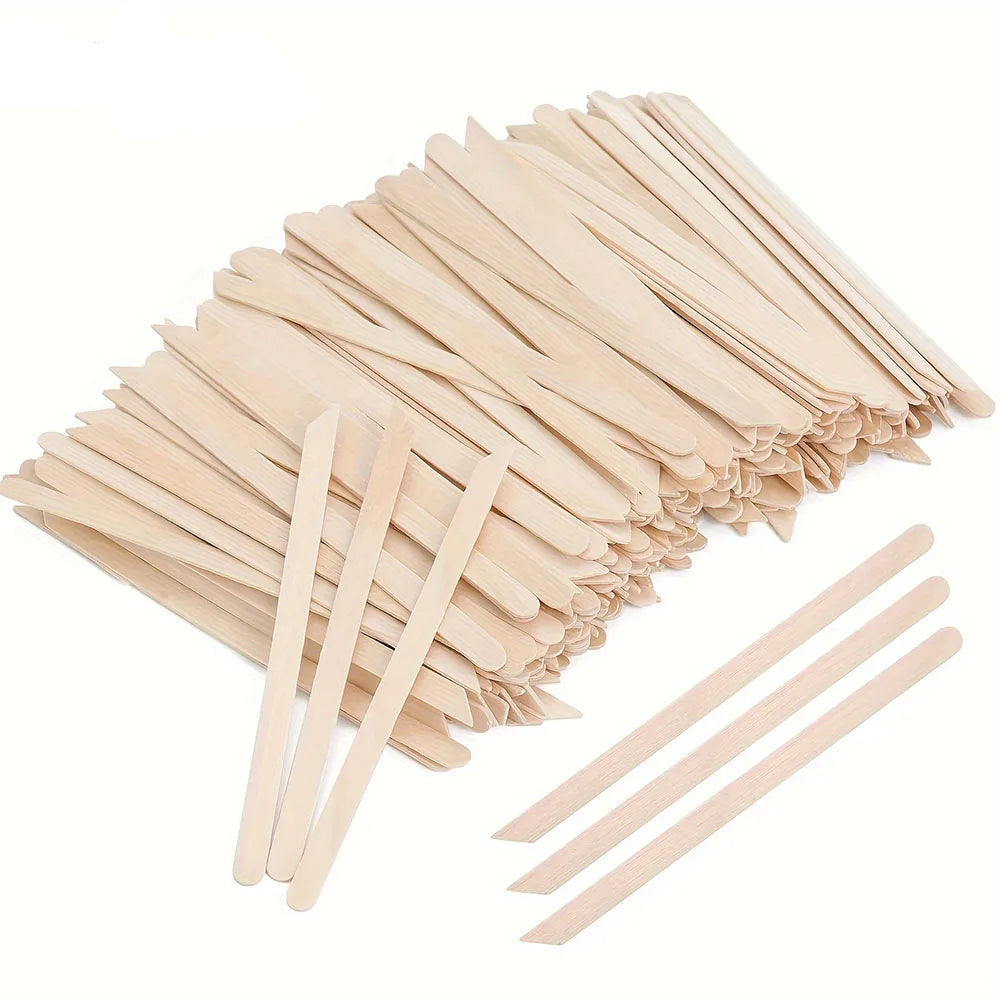 Viilife Bastoncini Applicatori in Legno per Cera