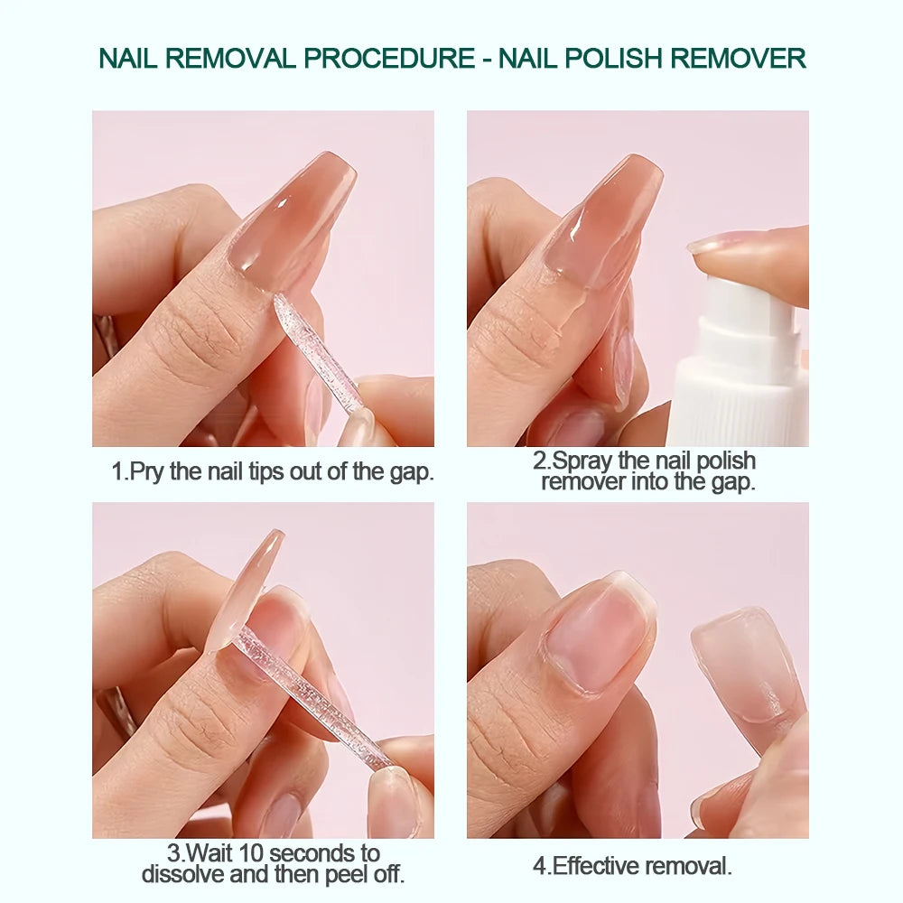 Nailpop UV Cured Nail Adhesive Tabs – 240 Stickers Ultra-Sottili & Super Adesivi