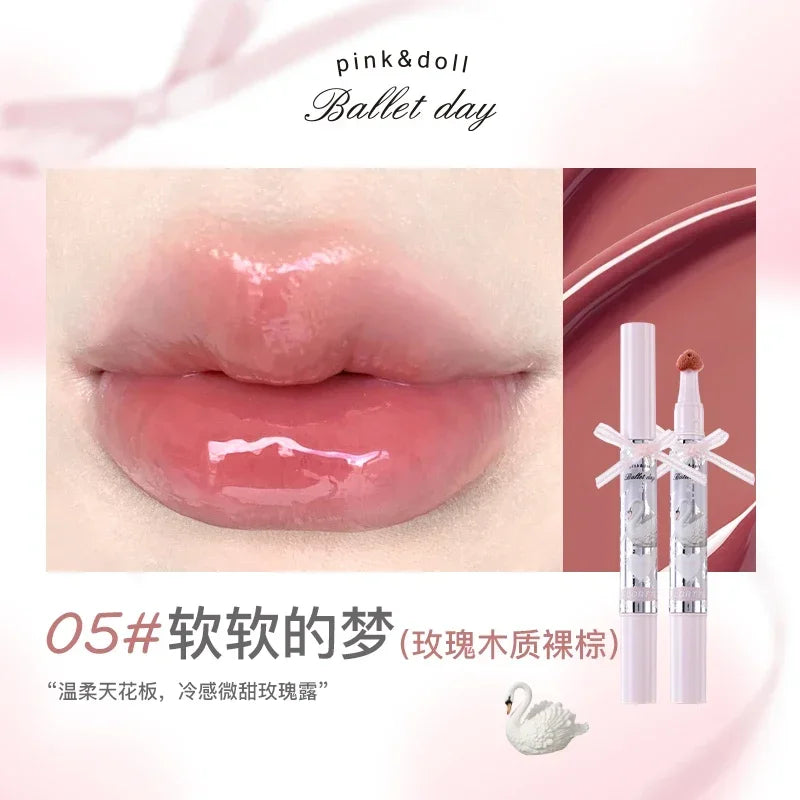 FLORTTE Small Bowknot Series Film-Forming Lip Gloss 1.85g