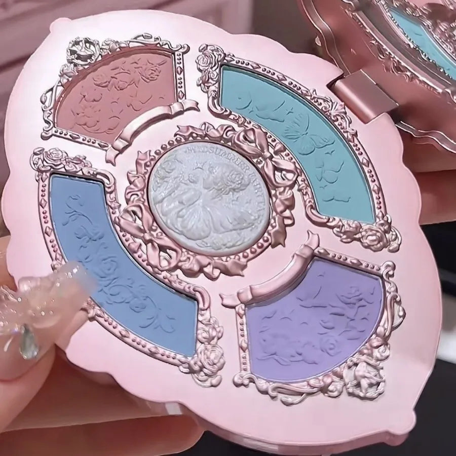 Flower Knows Midsummer Fairytales Embossed Five-Color Makeup Palette 5g