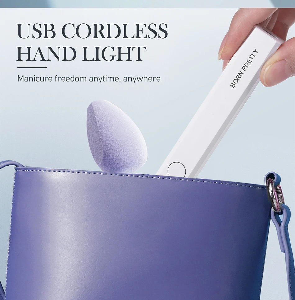 Born Pretty Mini Lampada UV LED Portatile USB