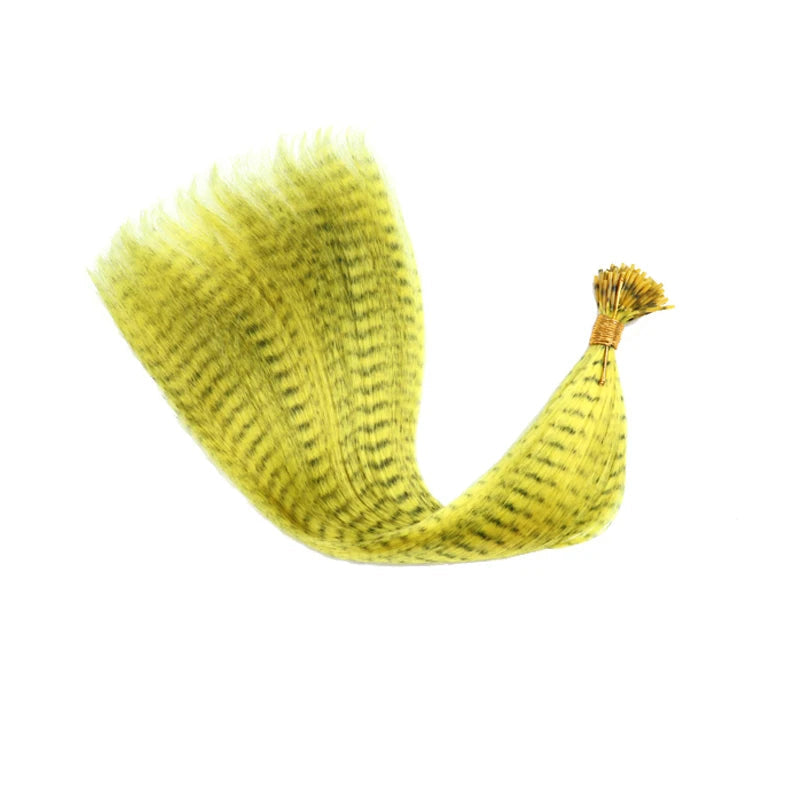 Feather Extension Colorate – Ciocche Effetto Piuma Zebra