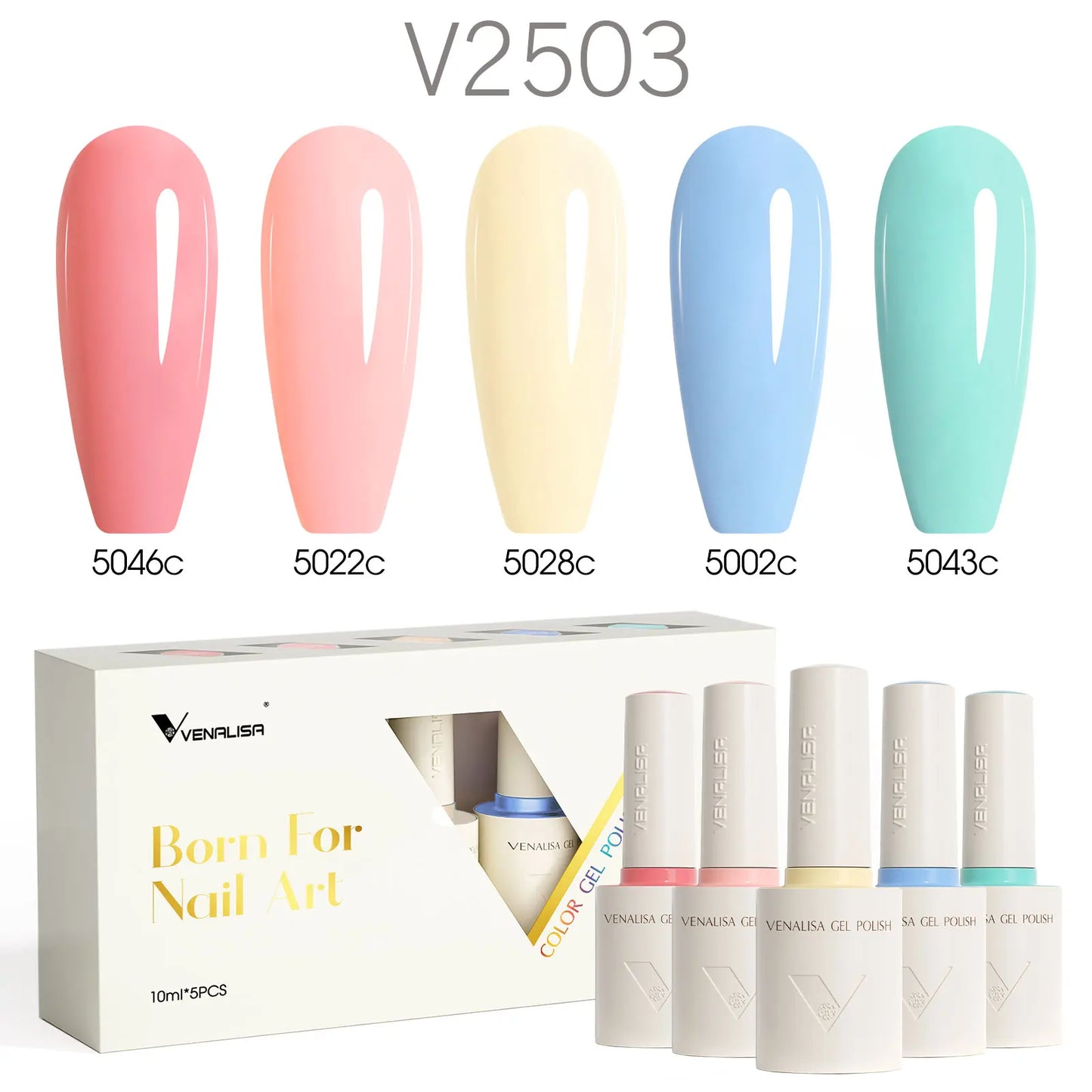 Venalisa 5pz Nail Gel Polish Kit