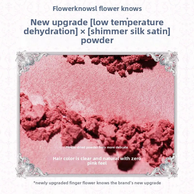 Flower Knows Shell's Jewel Silk Satin Blush 5g
