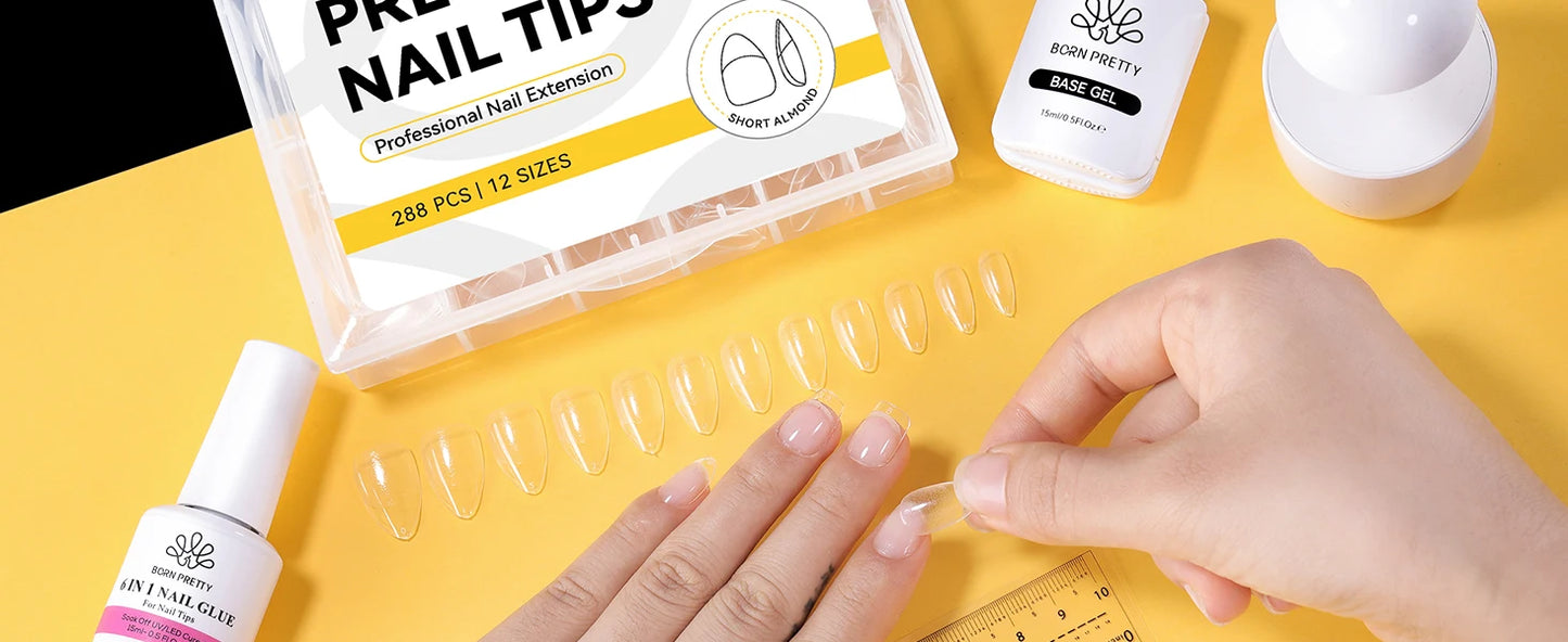 Born Pretty Soft Gel Nail Tips 288pz