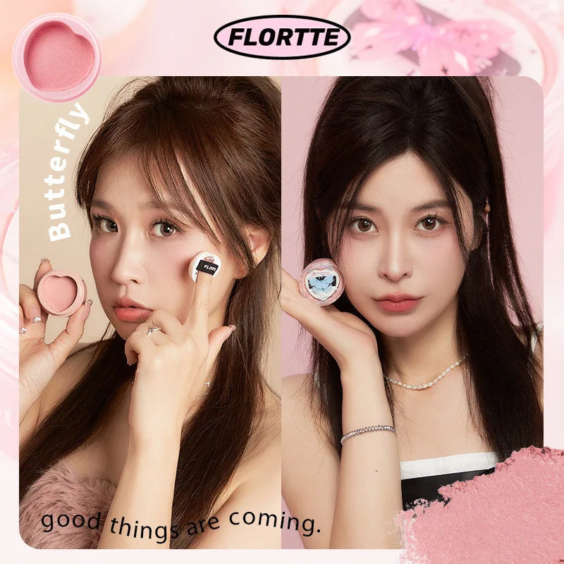 FLORTTE Butterfly Airy Cream Blush 6g