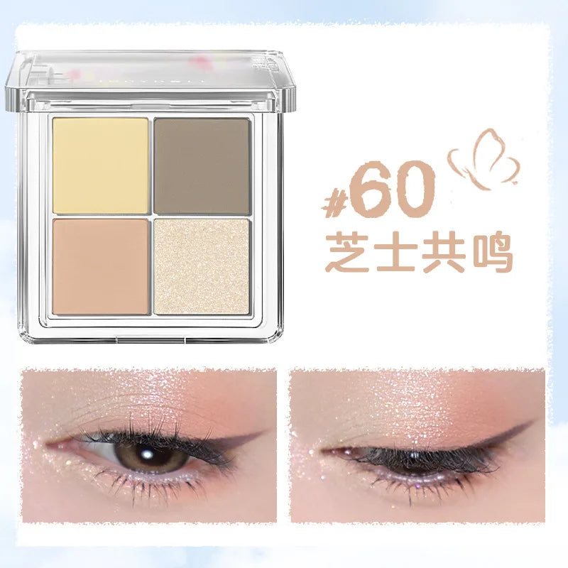 Judydoll Four Colour Eyeshadow – Palette Occhi 4 Toni 5.3g
