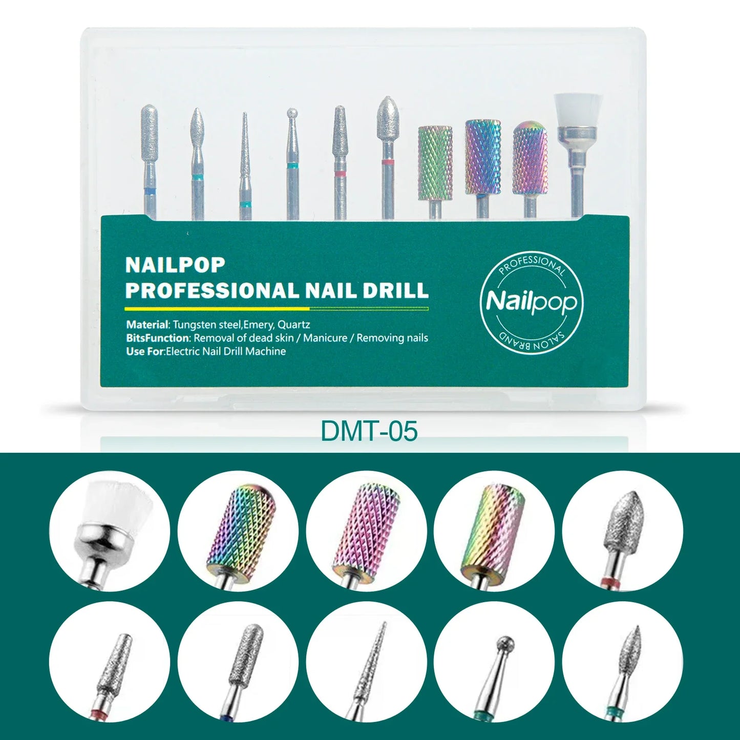 Nailpop Set Punte Fresa