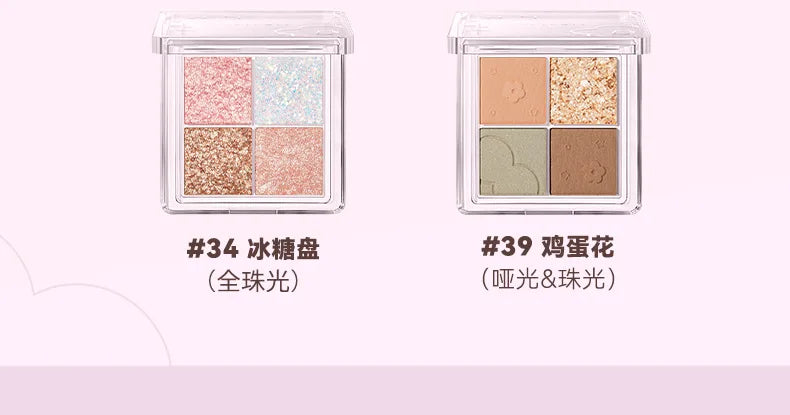 Judydoll Four Colour Eyeshadow – Palette Occhi 4 Toni 5.3g