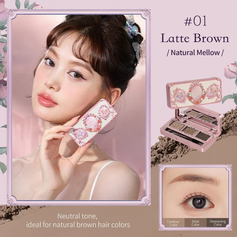 Flower Knows Midsummer Fairytales Eyebrow Palette 4g