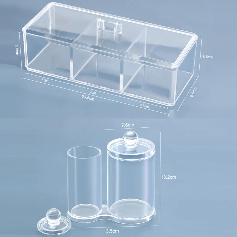 Organizer Acrilico Trasparente per Accessori