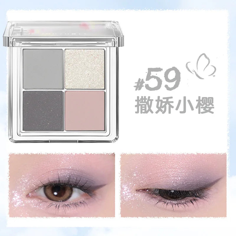 Judydoll Four Colour Eyeshadow – Palette Occhi 4 Toni 5.3g