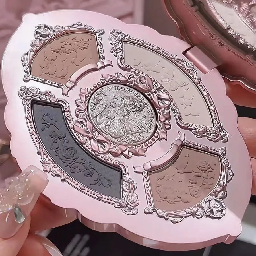 Flower Knows Midsummer Fairytales Embossed Five-Color Makeup Palette 5g