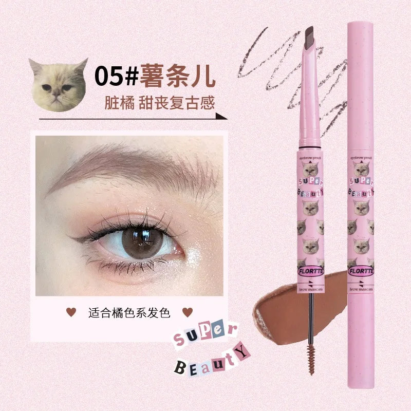 FLORTTE Eyebrow Pencil Brow Mascara 2.8g