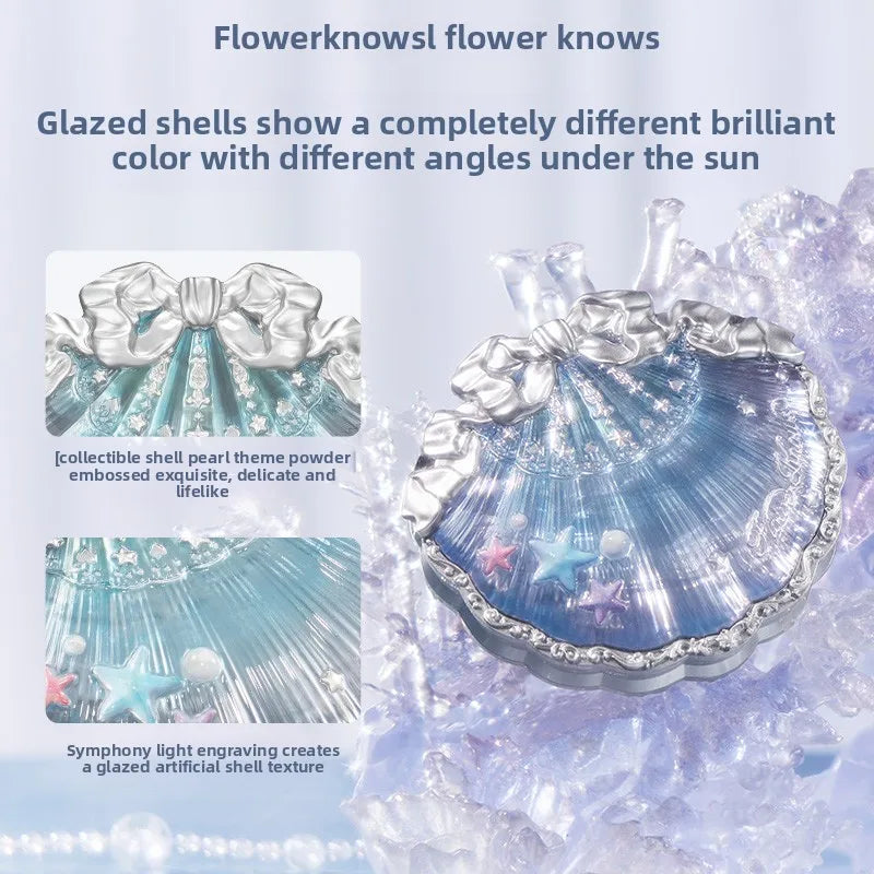 Flower Knows Shell's Jewel Silk Satin Blush 5g