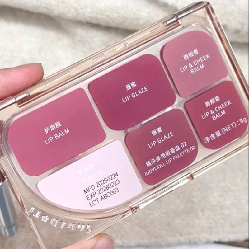 Judydoll Six Color Lipstick Palette – Palette Labbra Multiuso 9g