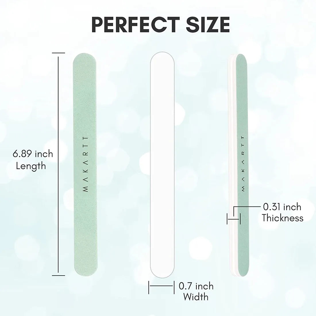 Makartt Fine Nail Buffer Block 10Pz