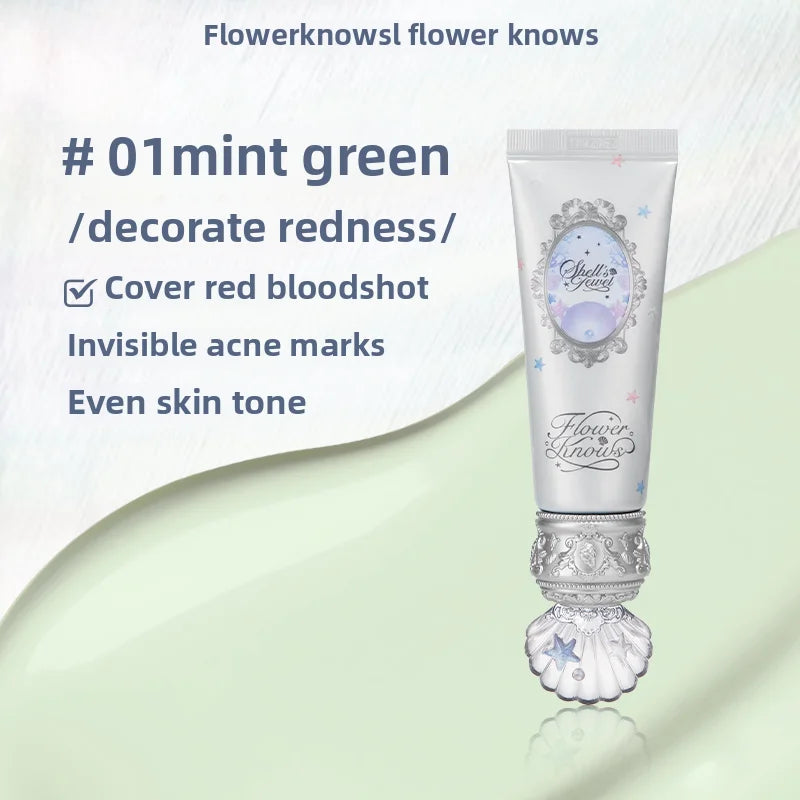 Flower Knows Shell Pearl Collection Primer 45g