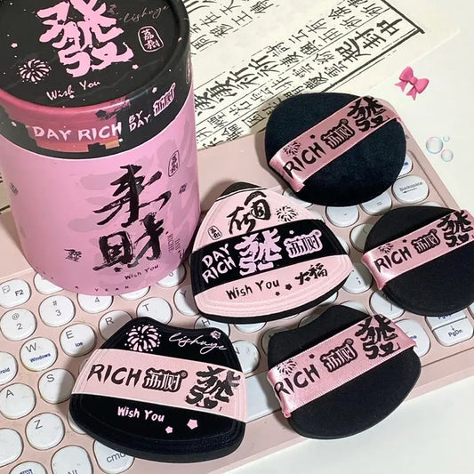 Lishu Set 5 Puff Make-up Multiuso