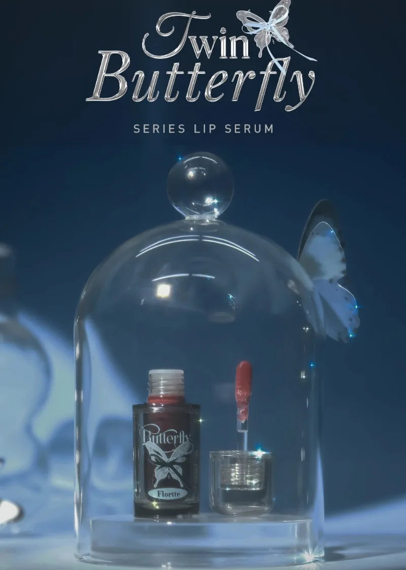 FLORTTE Butterfly Series – Lip Essence Lip Gloss Set