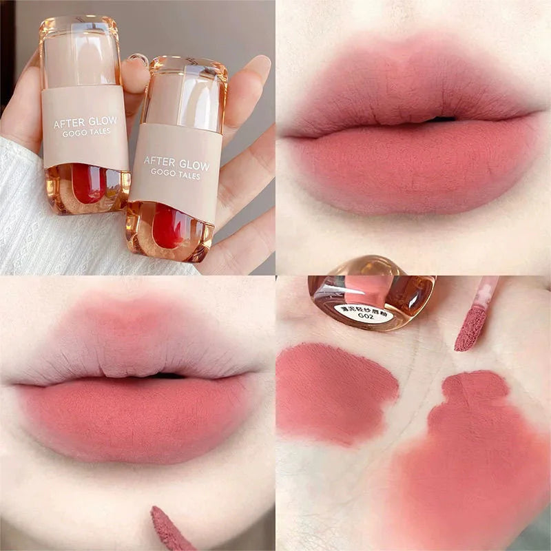 Gogotales Thin Mud Gauze Lip Gloss - Velvet Matte Finish 2.6g