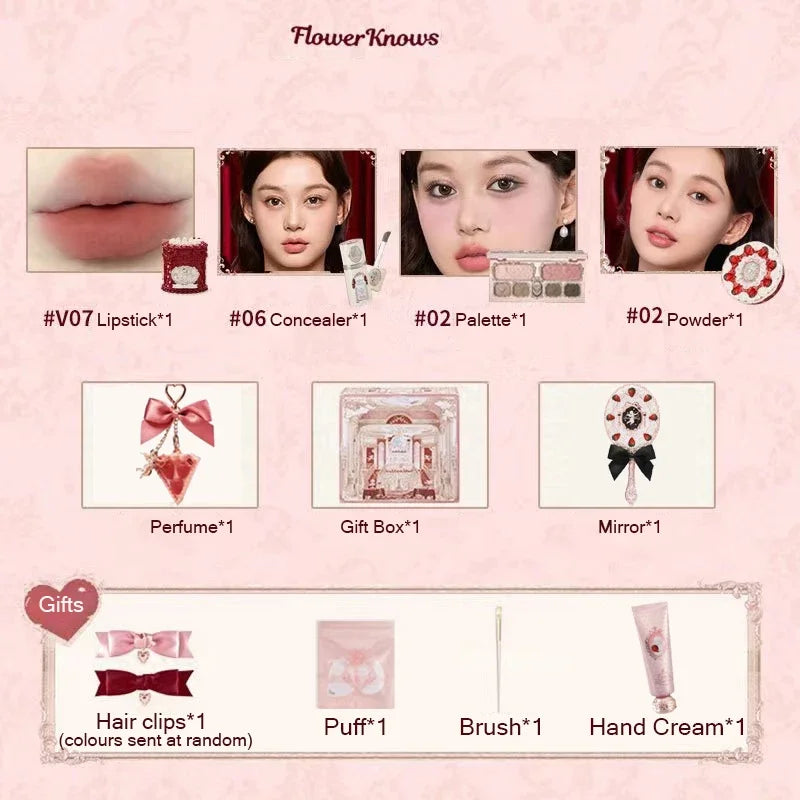 Flower Knows Strawberry Cupid Box Collection – Full Makeup Set