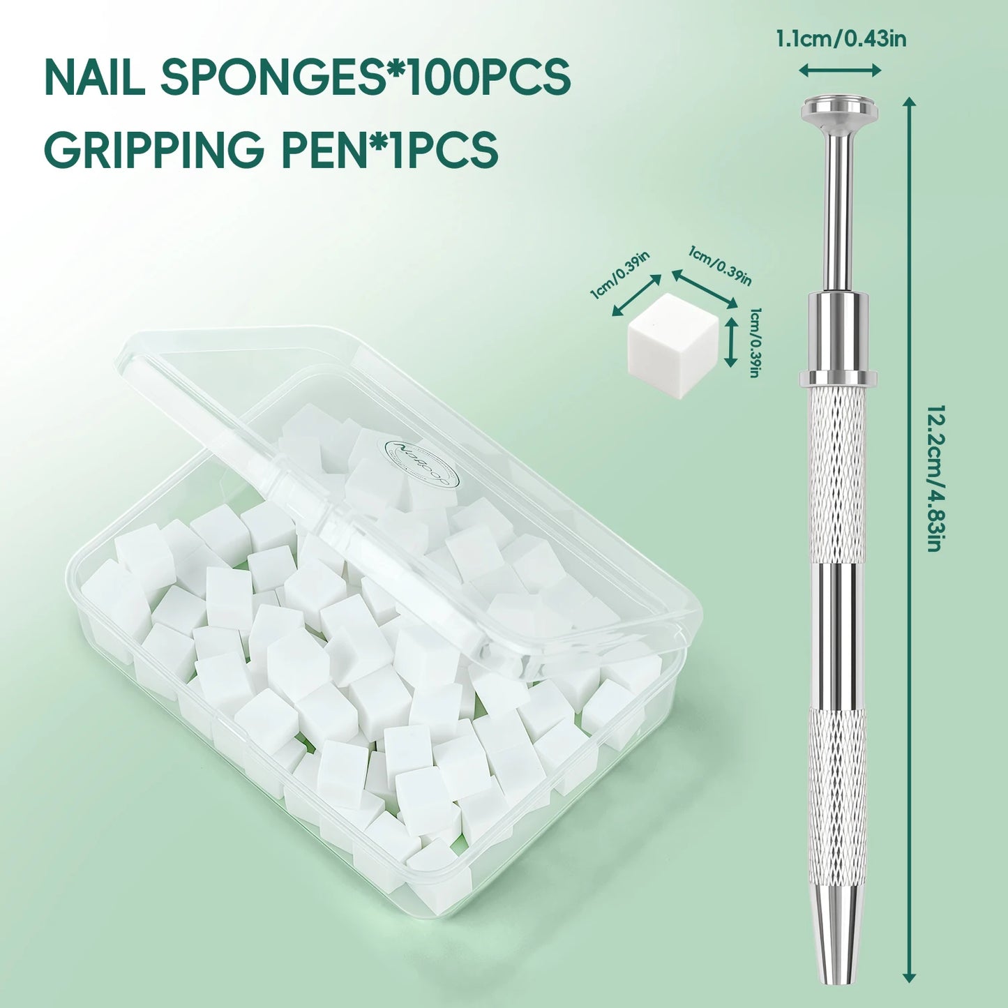 Nailpop Set Spugnette + Penna Grabbing