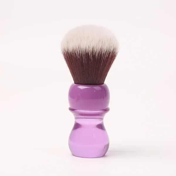 Pennello da Rasatura 24mm – Manico Viola & Nodo Sintetico "Mink"