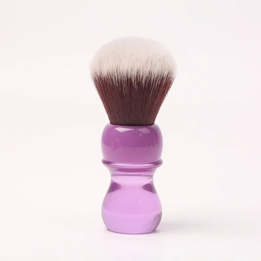 Pennello da Rasatura 24mm – Manico Viola & Nodo Sintetico "Mink"