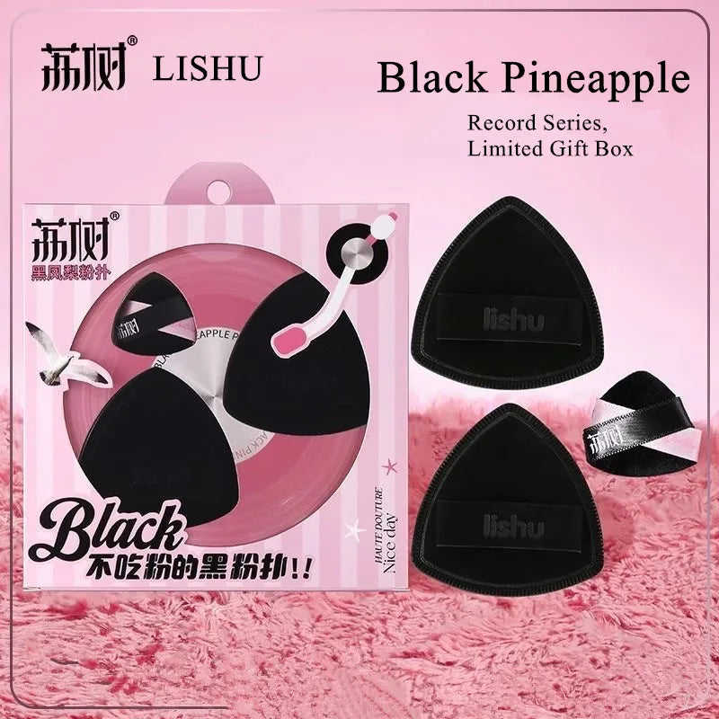 Lishu Set 3 Puff Make-up Neri