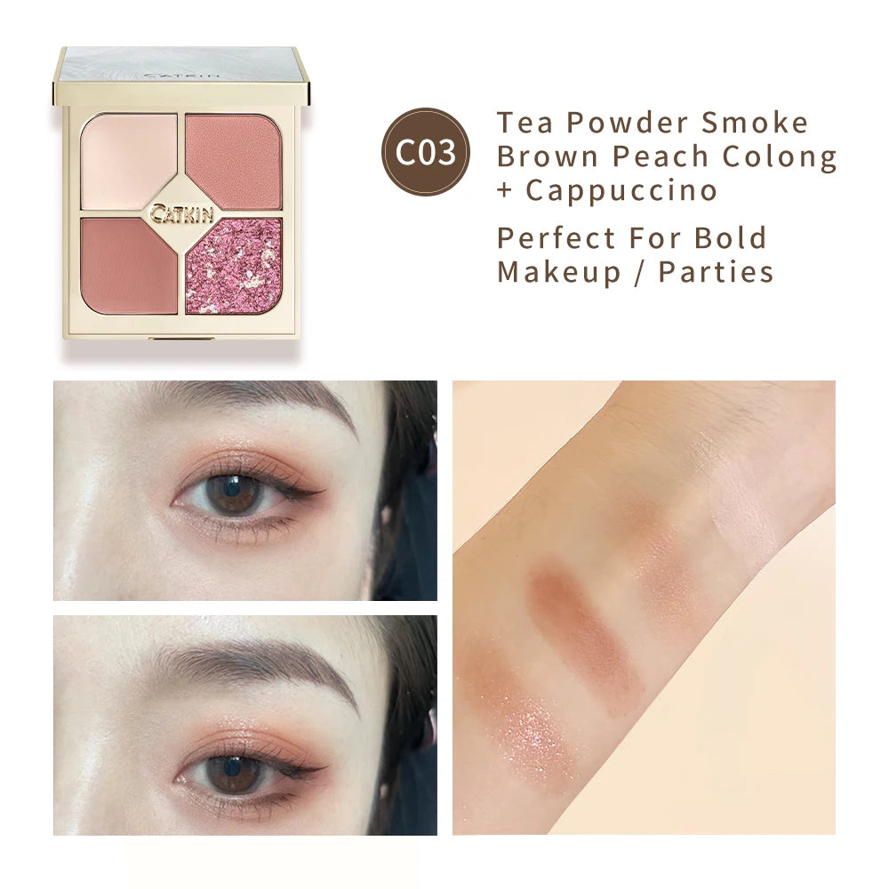 Catkin Glit Quad Eyeshadow Palette