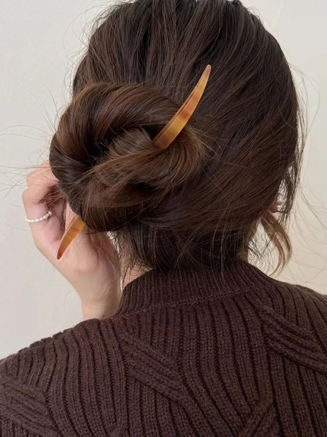 Fermacapelli Elegante in Acetato Marmorizzato