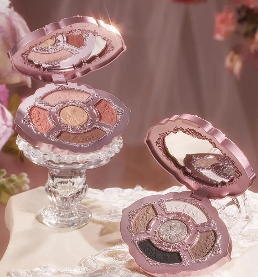 Flower Knows Midsummer Fairytales Embossed Five-Color Makeup Palette 5g