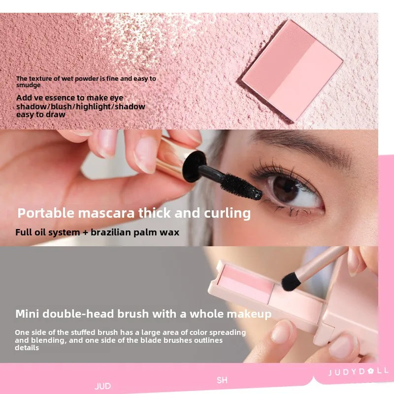 Judydoll Face Palette & Mascara – All-in-One Makeup Set