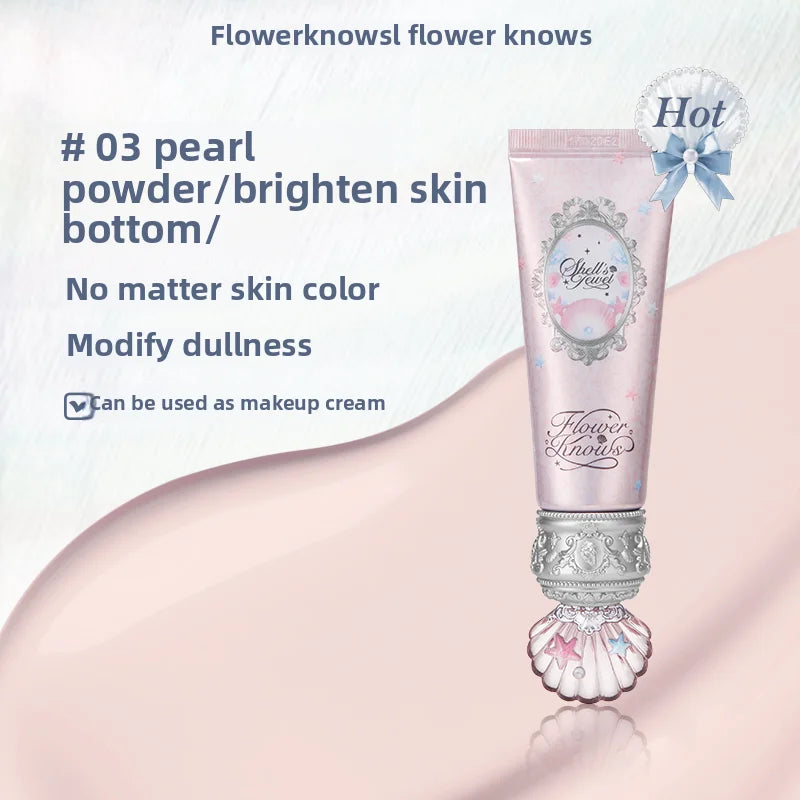 Flower Knows Shell Pearl Collection Primer 45g