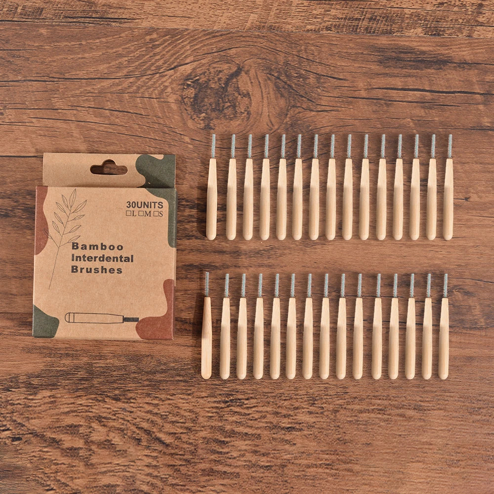 Spazzolini Interdentali in Bambù – 0,4 mm