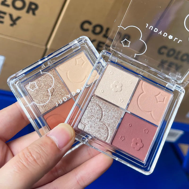 Judydoll Four Colour Eyeshadow – Palette Occhi 4 Toni 5.3g