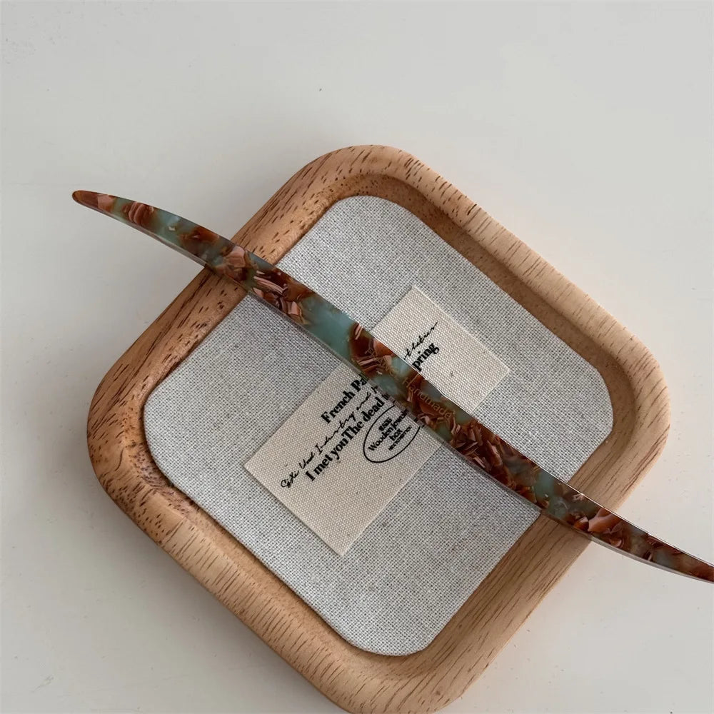Fermacapelli Elegante in Acetato Marmorizzato
