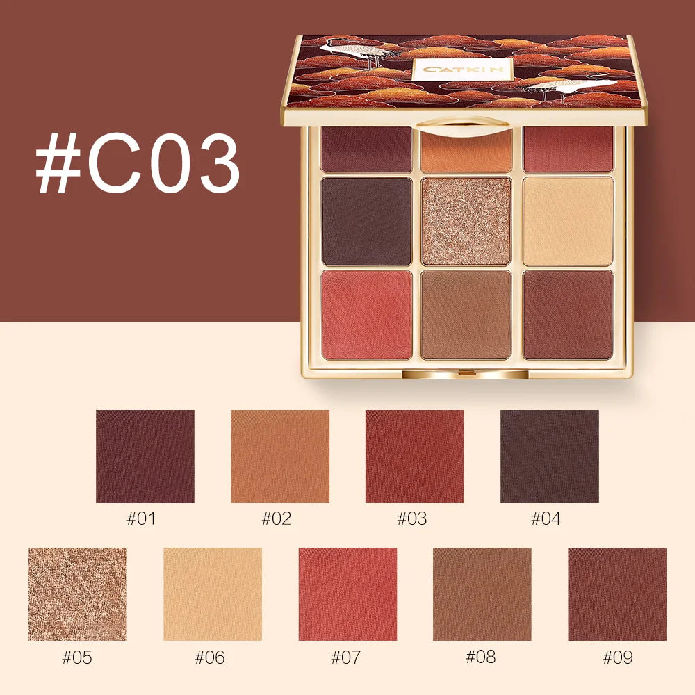 Catkin Seasonal Matte Shimmer Eyeshadow Palette 1.6g*9