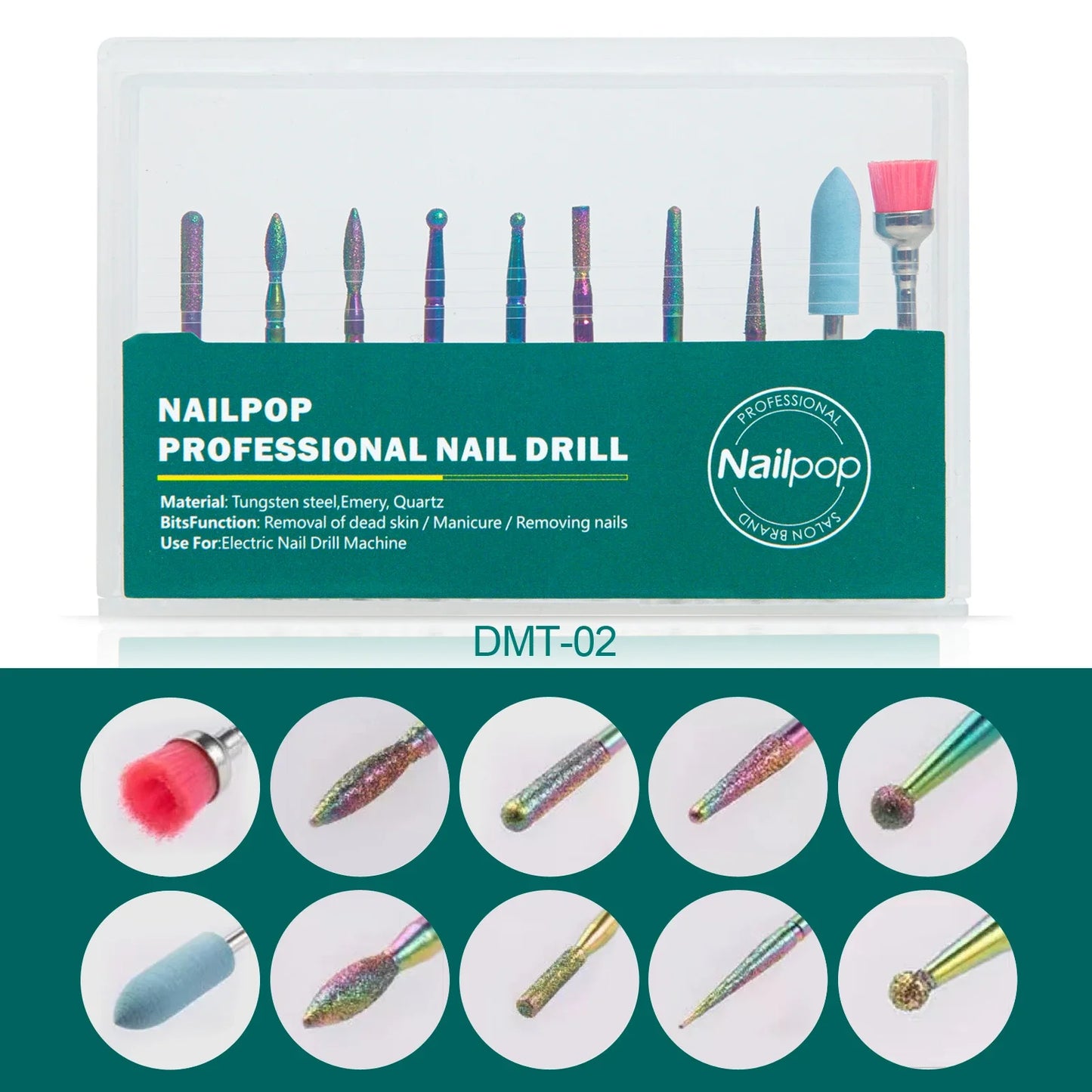 Nailpop Set Punte Fresa