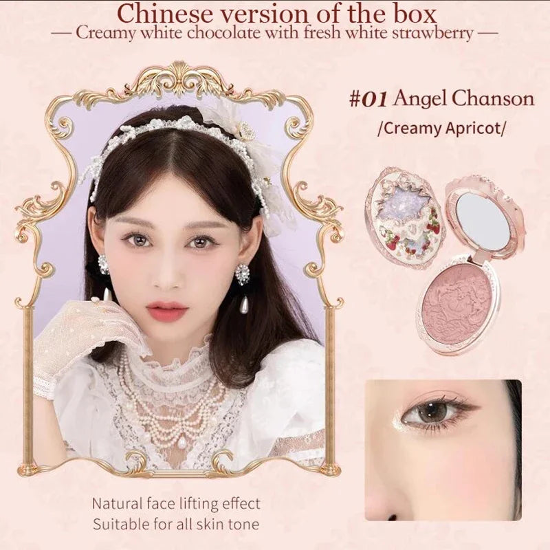 Flower Knows Strawberry Rococo Embossed Blush 5g