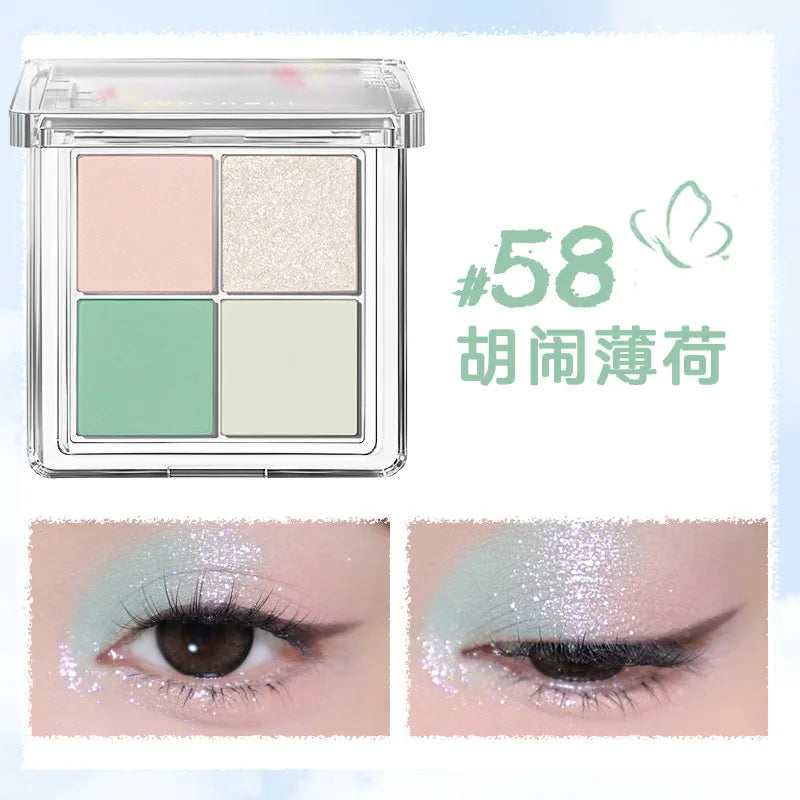 Judydoll Four Colour Eyeshadow – Palette Occhi 4 Toni 5.3g