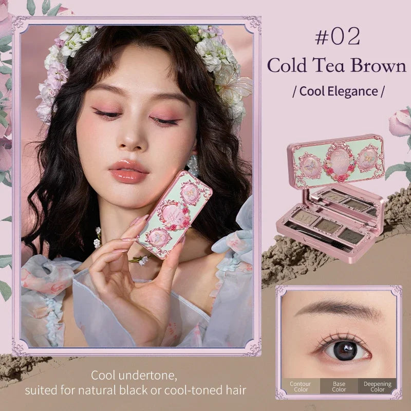 Flower Knows Midsummer Fairytales Eyebrow Palette 4g