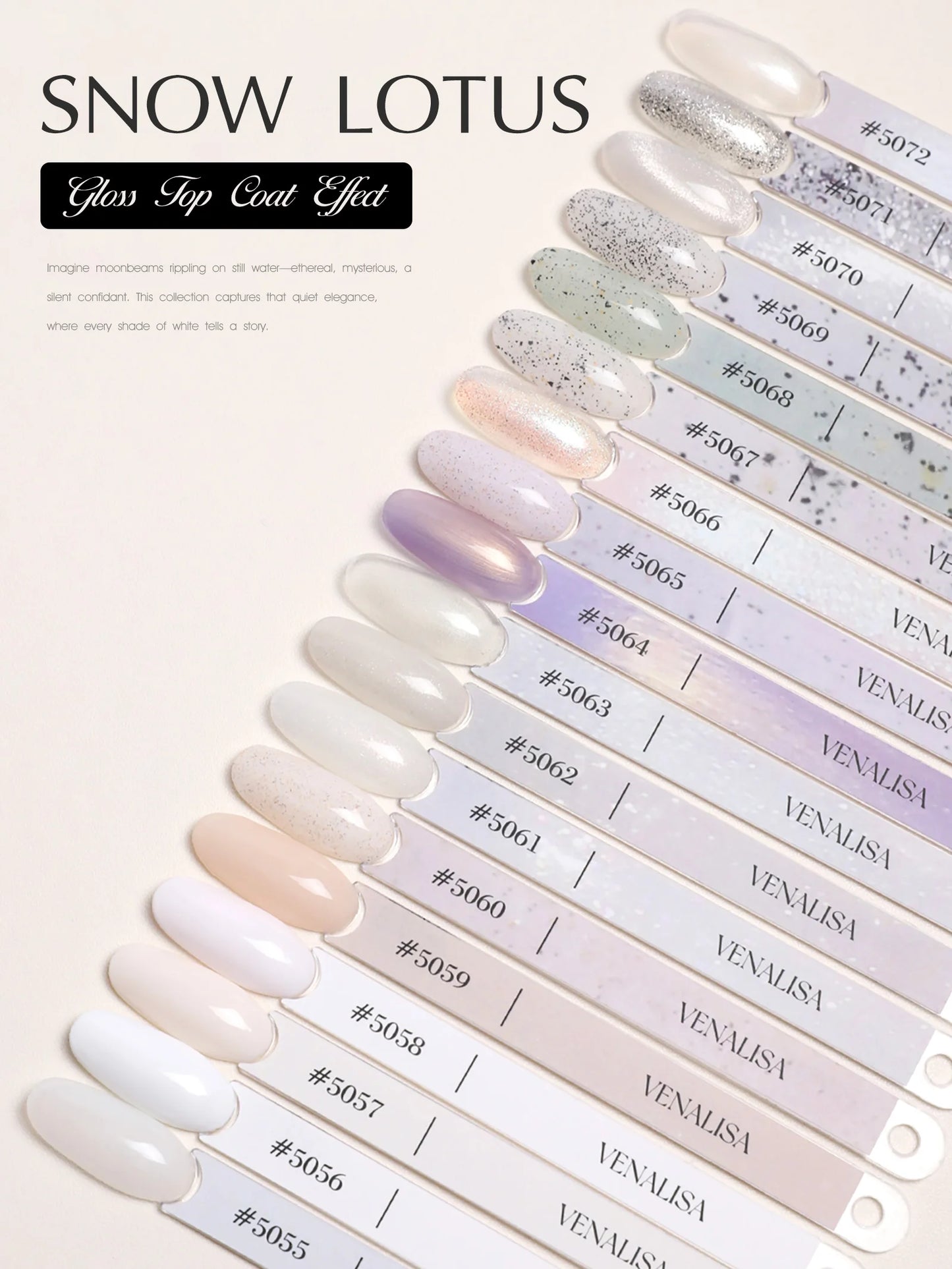 Venalisa VIP Nail Gel Polish Set – 10ml Bottles, Vegan, HEMA/TPO Free