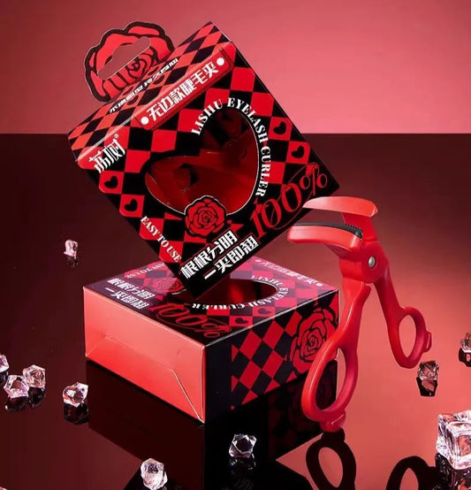 Lishu Piega Ciglia Senza Cornice con Pettine Integrato